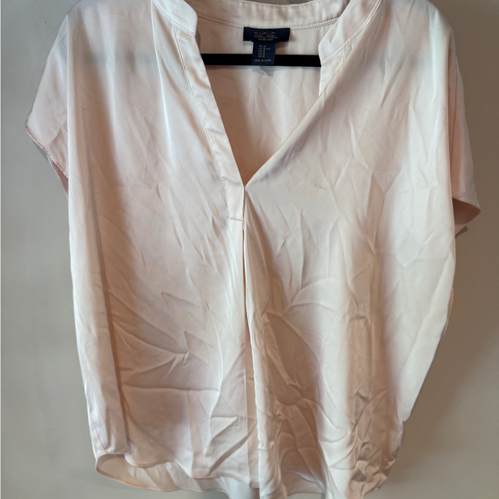 RACHEL Rachel Roy Creamy Peach Blouse